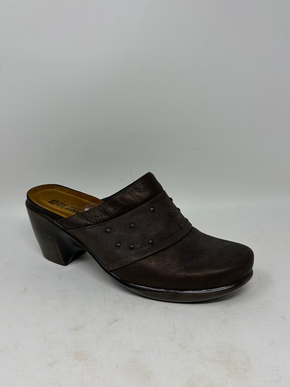 Naot Eden Stud Studded Mule Clog Size 38 or US 7